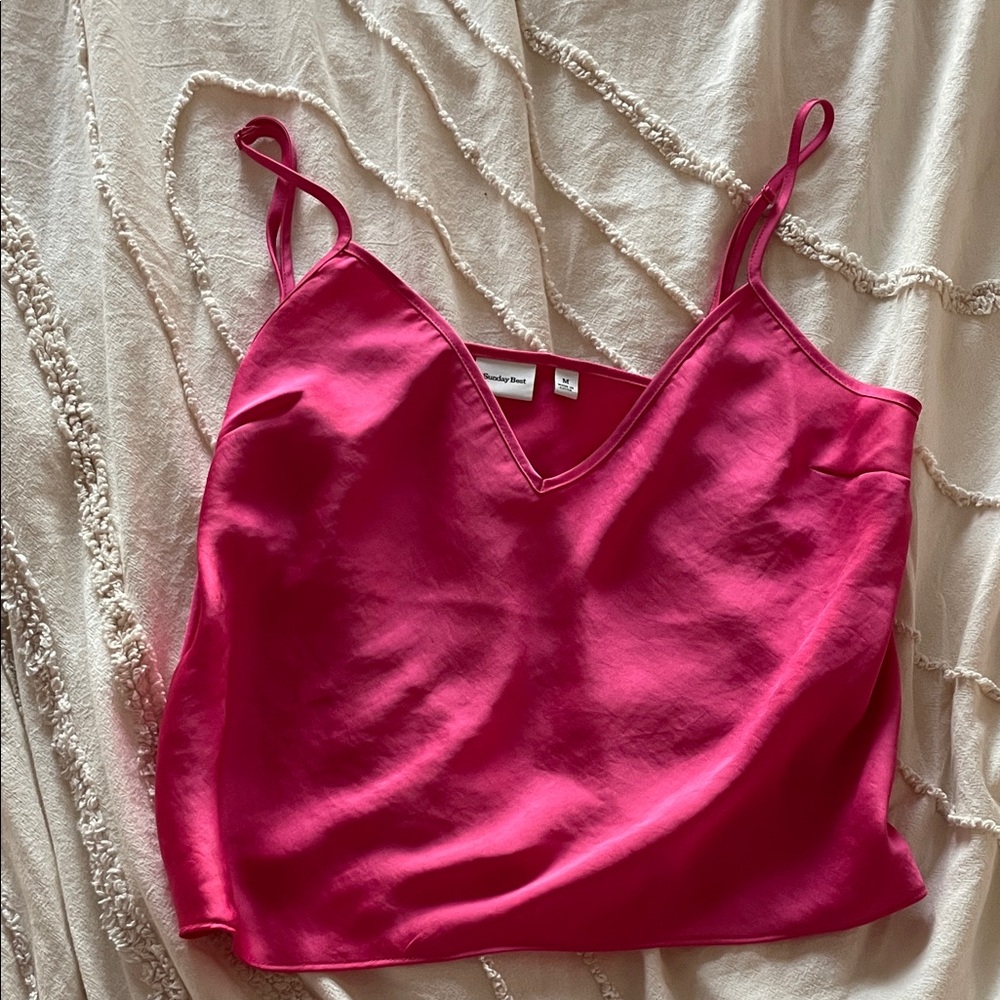 Women's Pink Camisole Top Aritzia